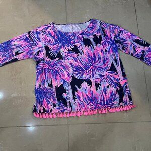 Lilly Pulitzer Pink Palm Top XL